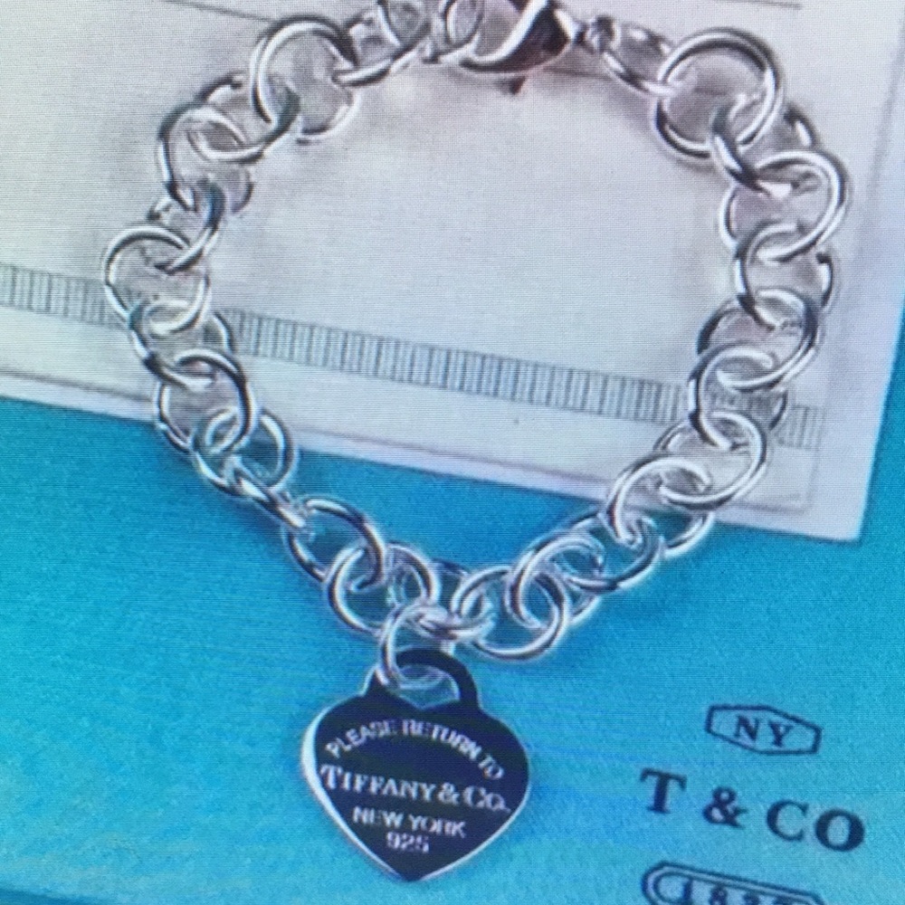 Tiffany & Co. Silver Heart Tag Bracelet
